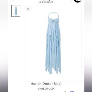 Nana Jaqueline Mariah Dress Blue